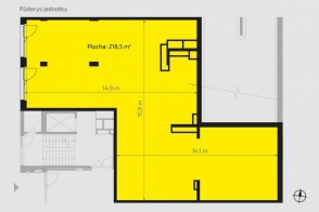 Коммерческое помещение 219 м² в Праге 3