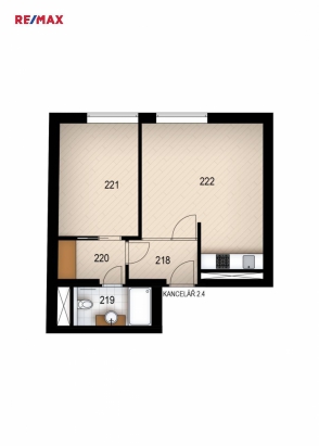 Квартира 2+кк, 52 м² в Праге 5