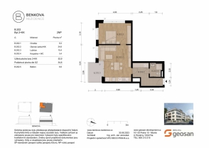 Prodej bytu, 2+kk, 54 m²