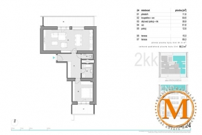 Квартира 2+кк, 64 м² в Праге 5
