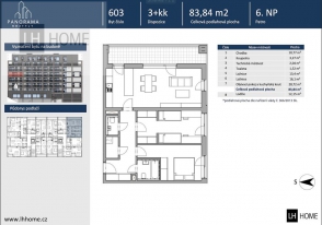 Квартира, 3+кк, 83 м² в Праге 4