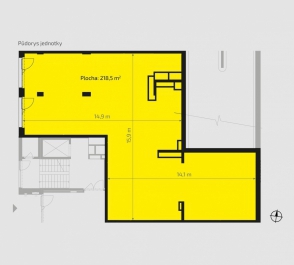 Коммерческое помещение 219 м² в Праге 3